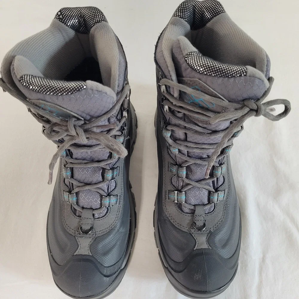 Columbia Bugaboot III Women 8.5 Black Pacific Rim Waterproof Winter Boots BL5980